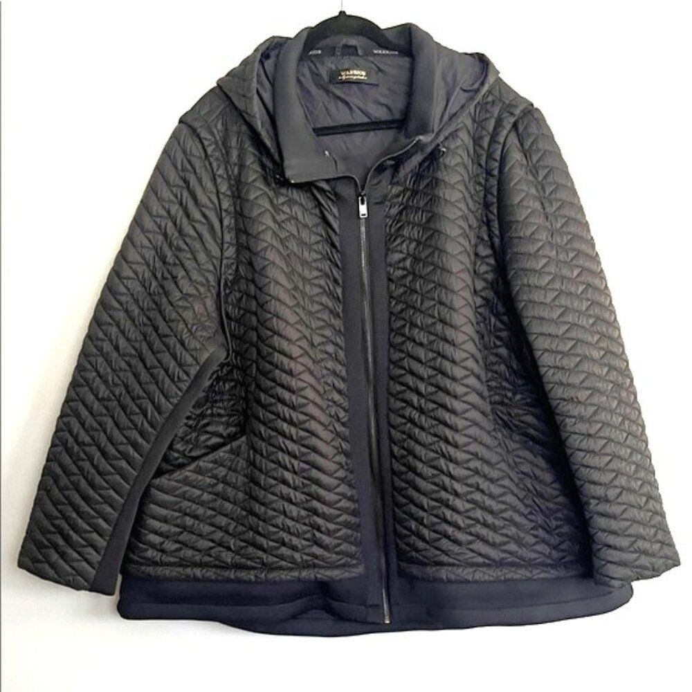 Warrior by Danica Patrick -Women's Black Quilted Puffer Jacket